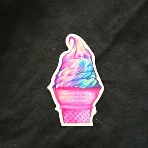 Ice cream sticker